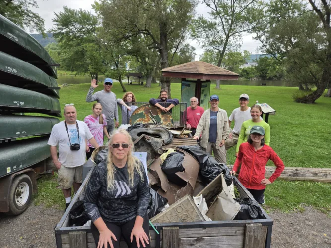 Volunteers remove 1,000 pounds of trash from waterways